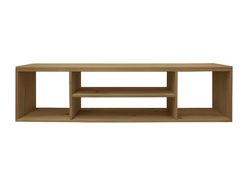 Meuble en bois de pin couleur vieilli 160x40cm - HERA - DECOWOOD