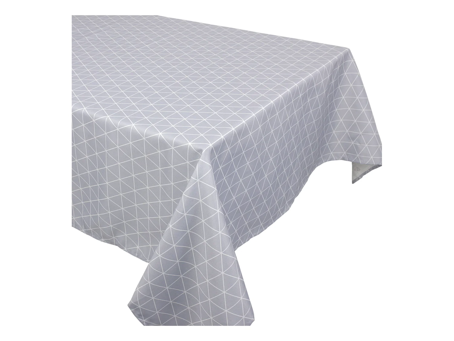 Nappe rectangle 150x250 cm imprimée 100% polyester PACO géométrique bleu nuage