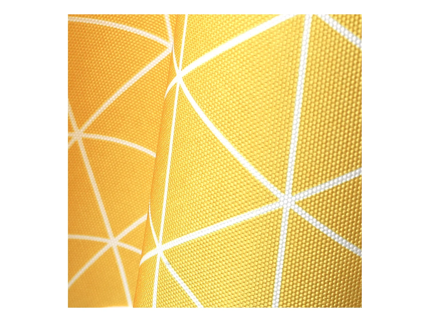 Nappe rectangle 150x250 cm imprimée 100% polyester PACO géométrique jaune Maïs