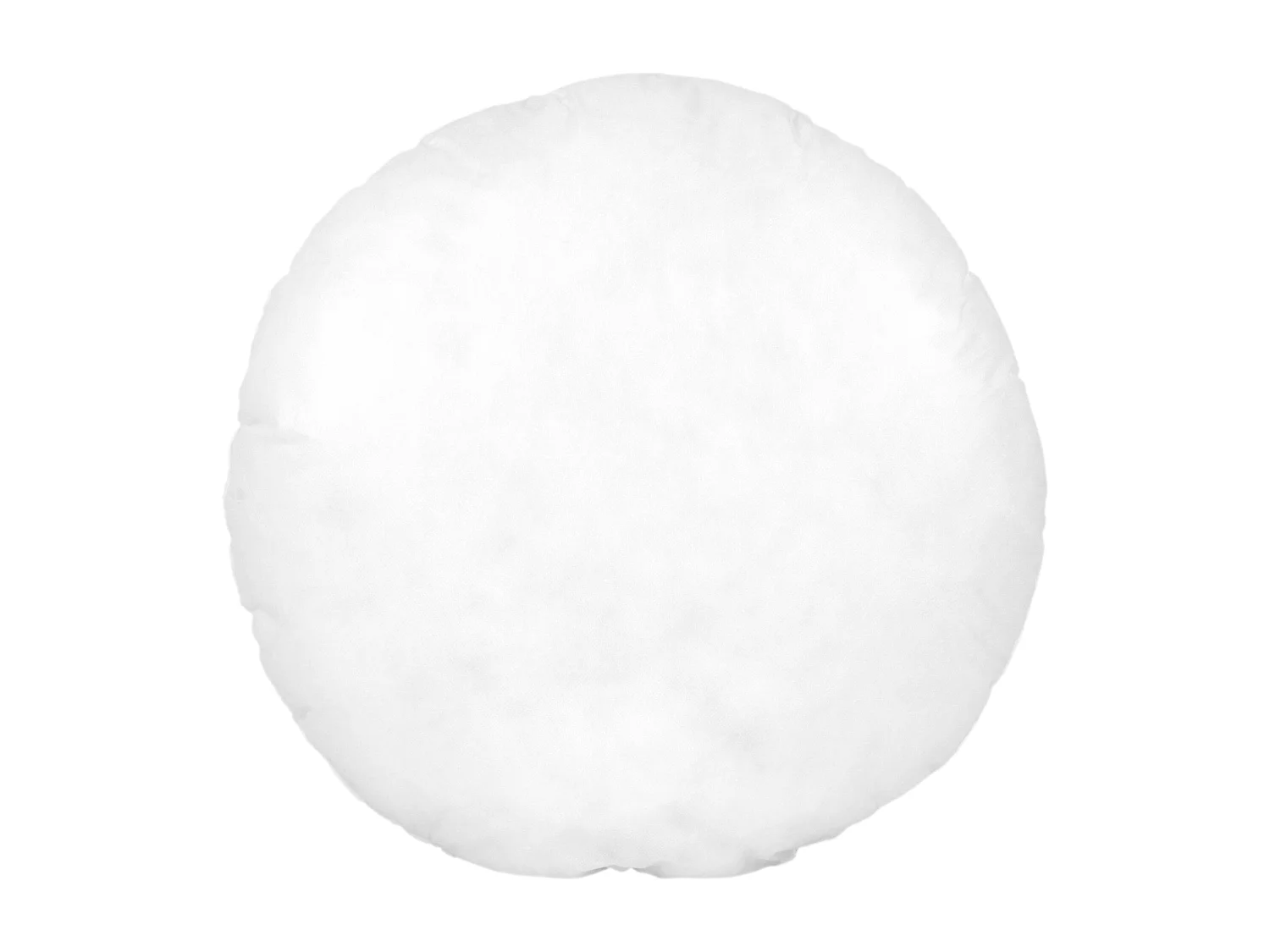 Coussin à recouvrir rond 60 cm C BULLET Blanc garnissage polyester