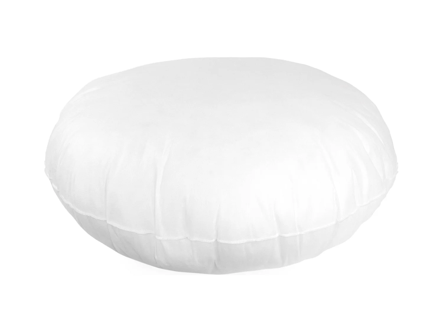 Coussin à recouvrir rond 80 cm C BULLET Blanc garnissage polyester