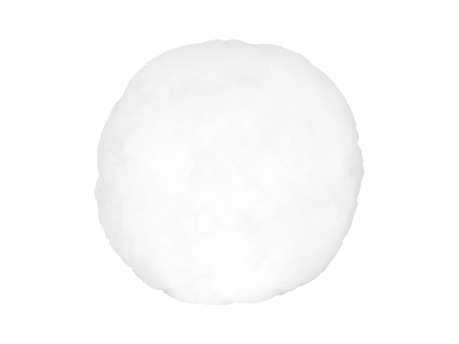 Coussin à recouvrir rond 80 cm C BULLET Blanc garnissage polyester