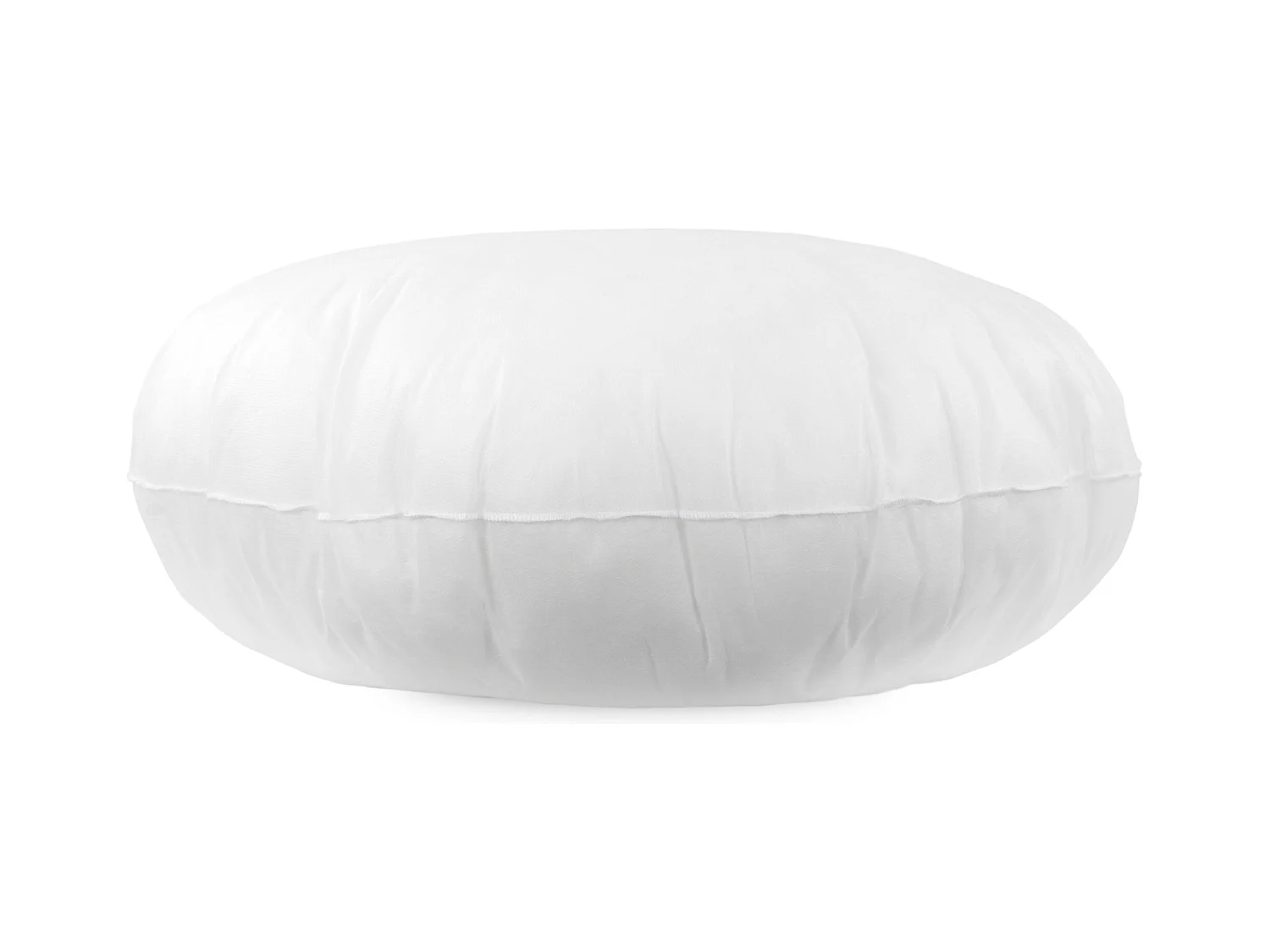 Coussin à recouvrir rond 80 cm C BULLET Blanc garnissage polyester