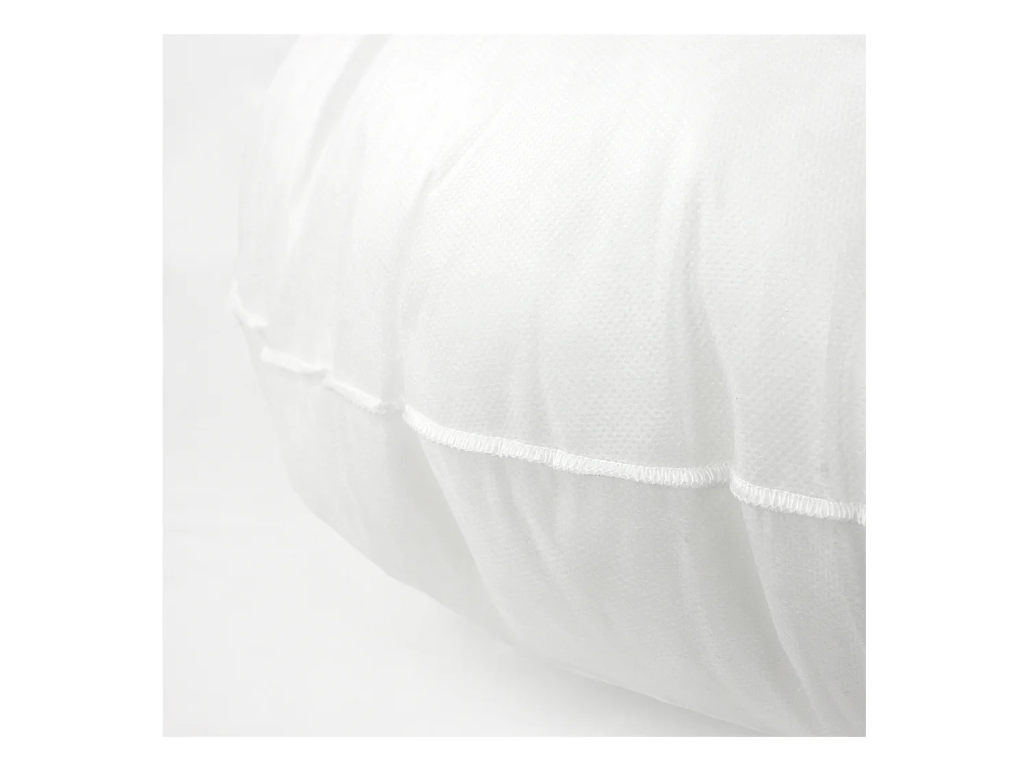 Coussin à recouvrir rond 80 cm C BULLET Blanc garnissage polyester