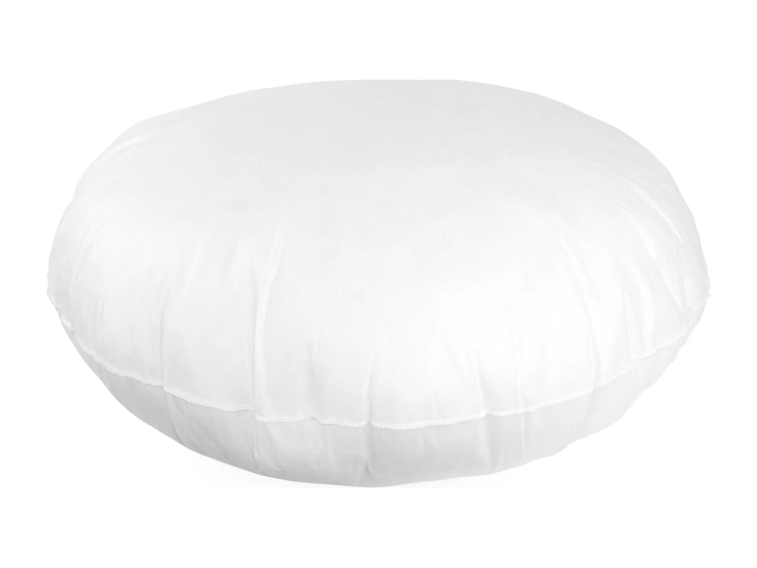 Coussin à recouvrir rond 80 cm C BULLET Blanc garnissage polyester
