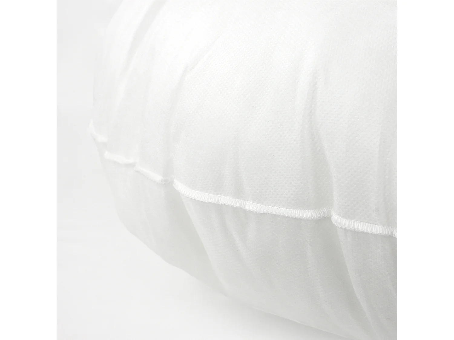 Coussin à recouvrir rond 80 cm C BULLET Blanc garnissage polyester