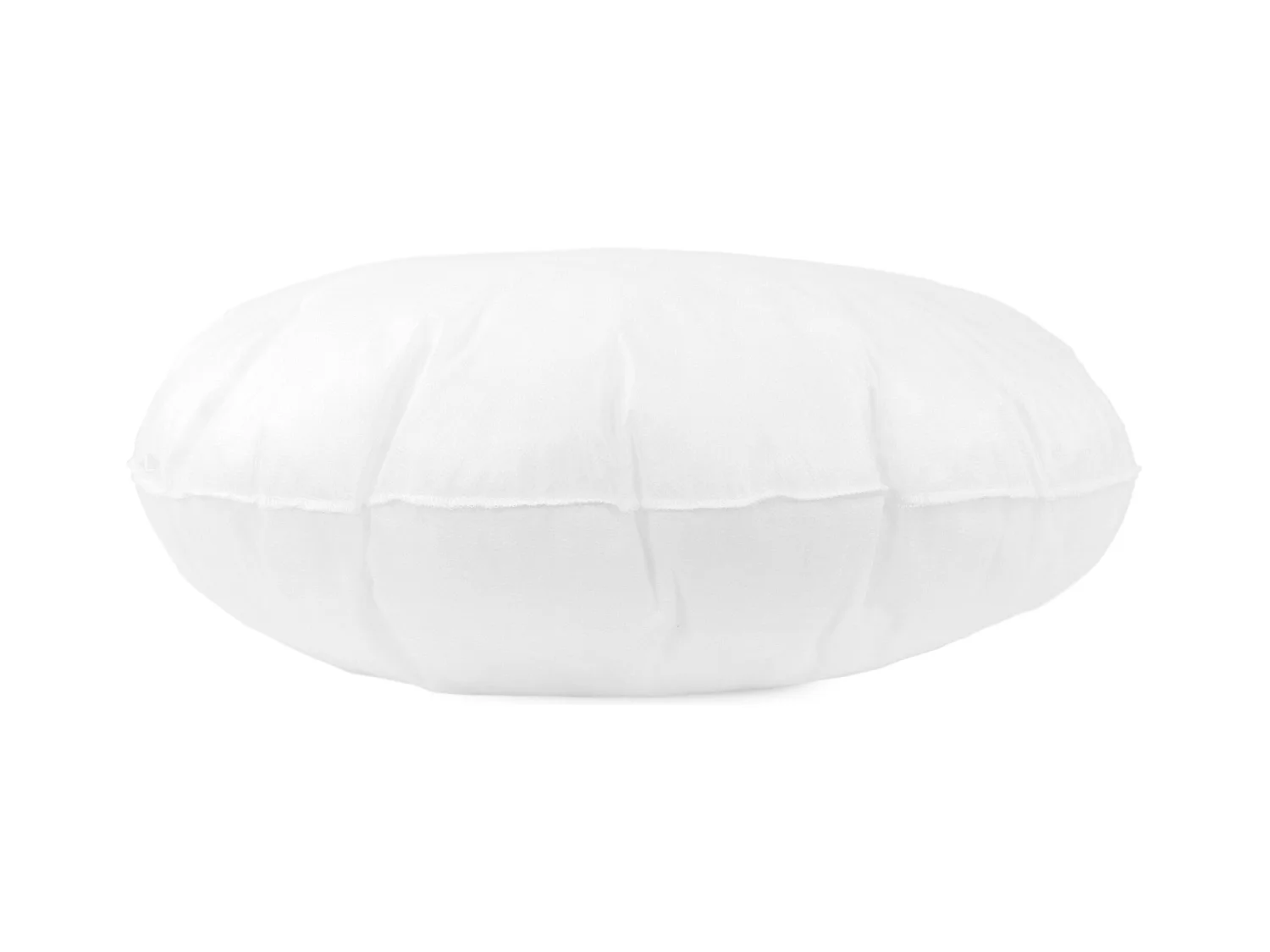 Coussin à recouvrir rond 55 cm C BULLET Blanc garnissage polyester