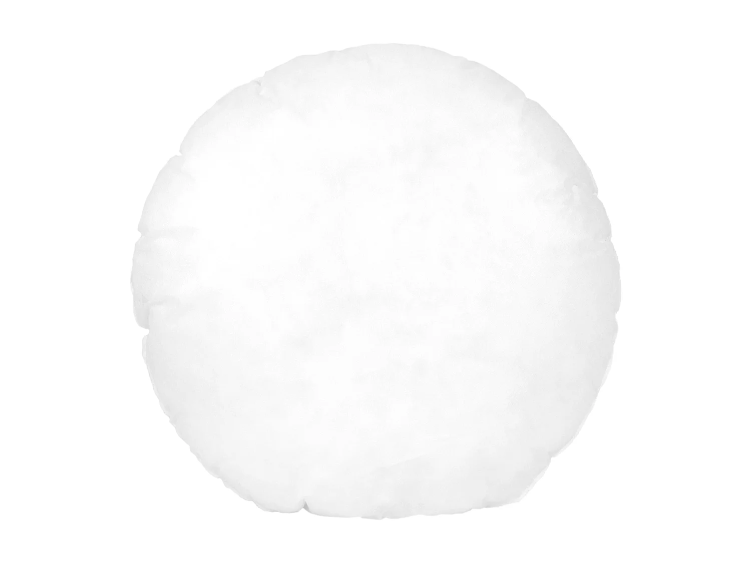 Coussin à recouvrir rond 55 cm C BULLET Blanc garnissage polyester
