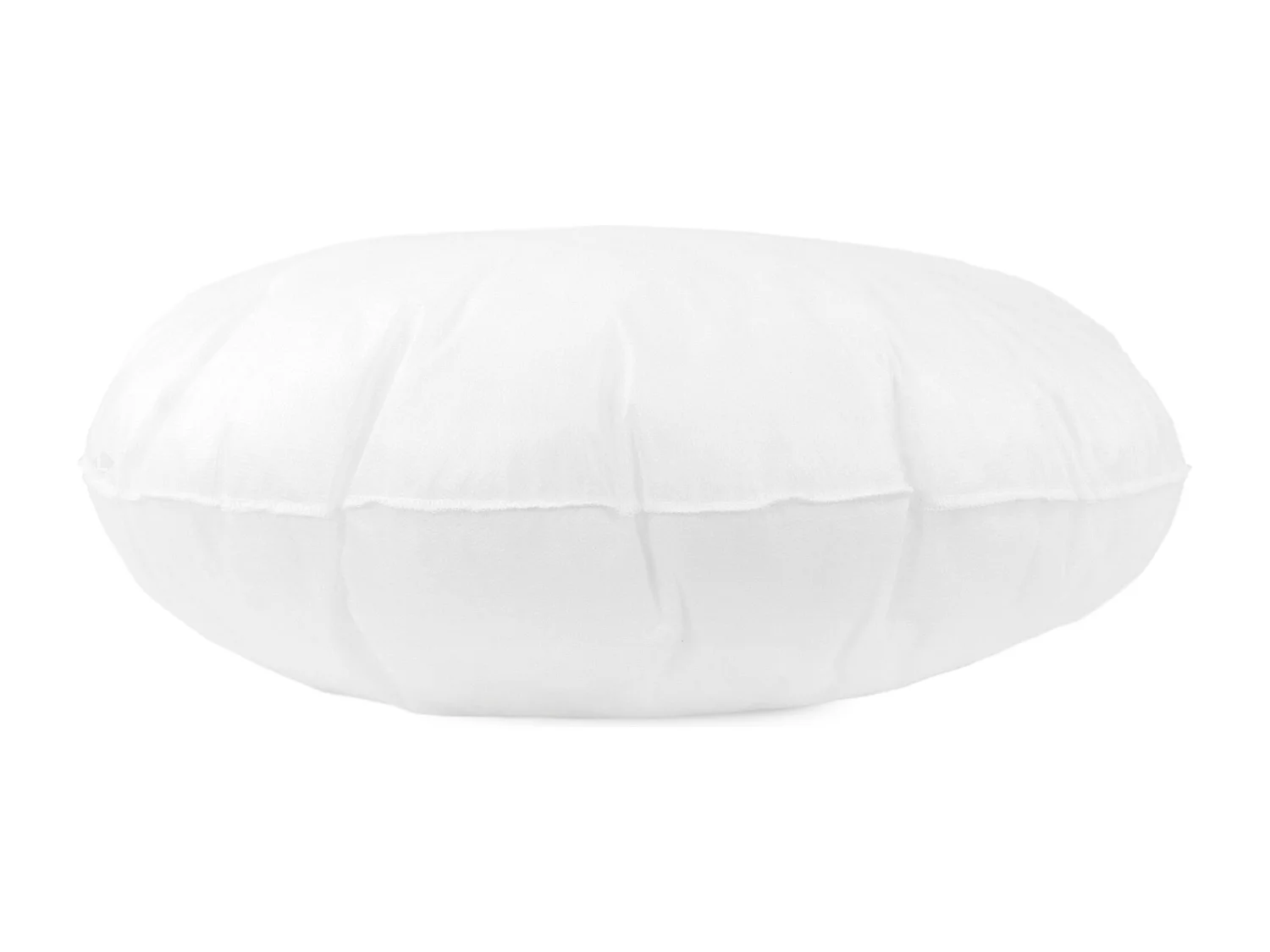 Coussin à recouvrir rond 55 cm C BULLET Blanc garnissage polyester