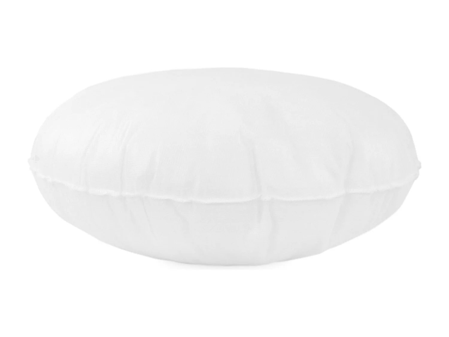 Coussin à recouvrir rond 45 cm C BULLET Blanc garnissage polyester