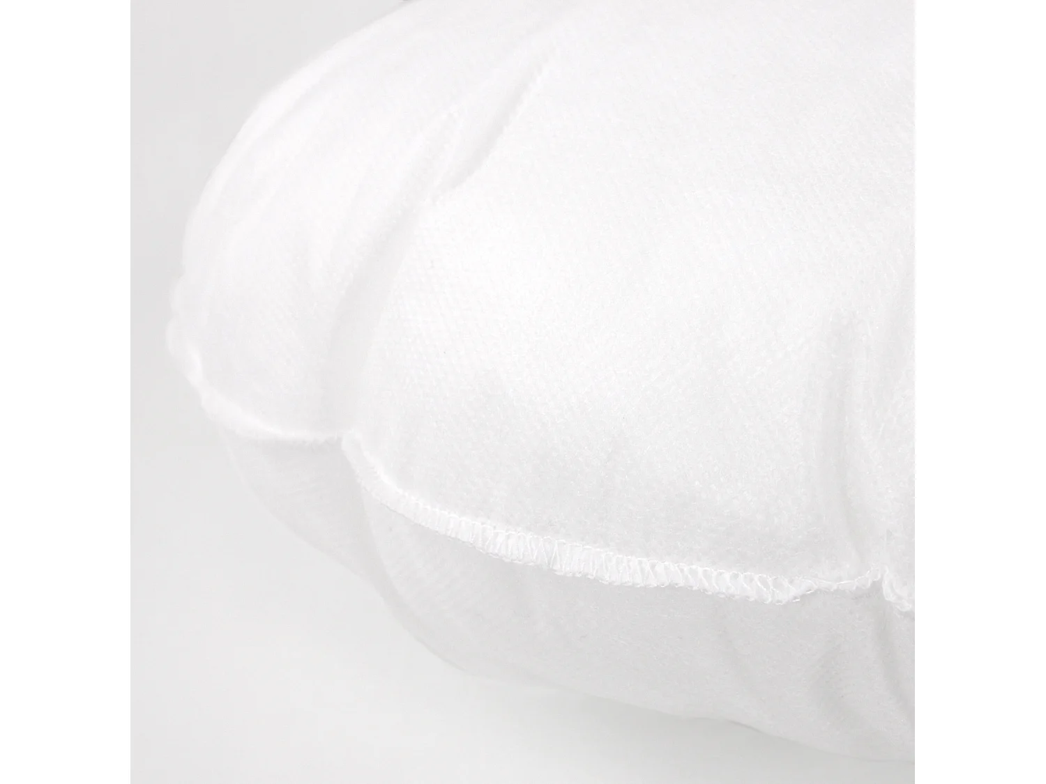 Coussin à recouvrir rond 45 cm C BULLET Blanc garnissage polyester