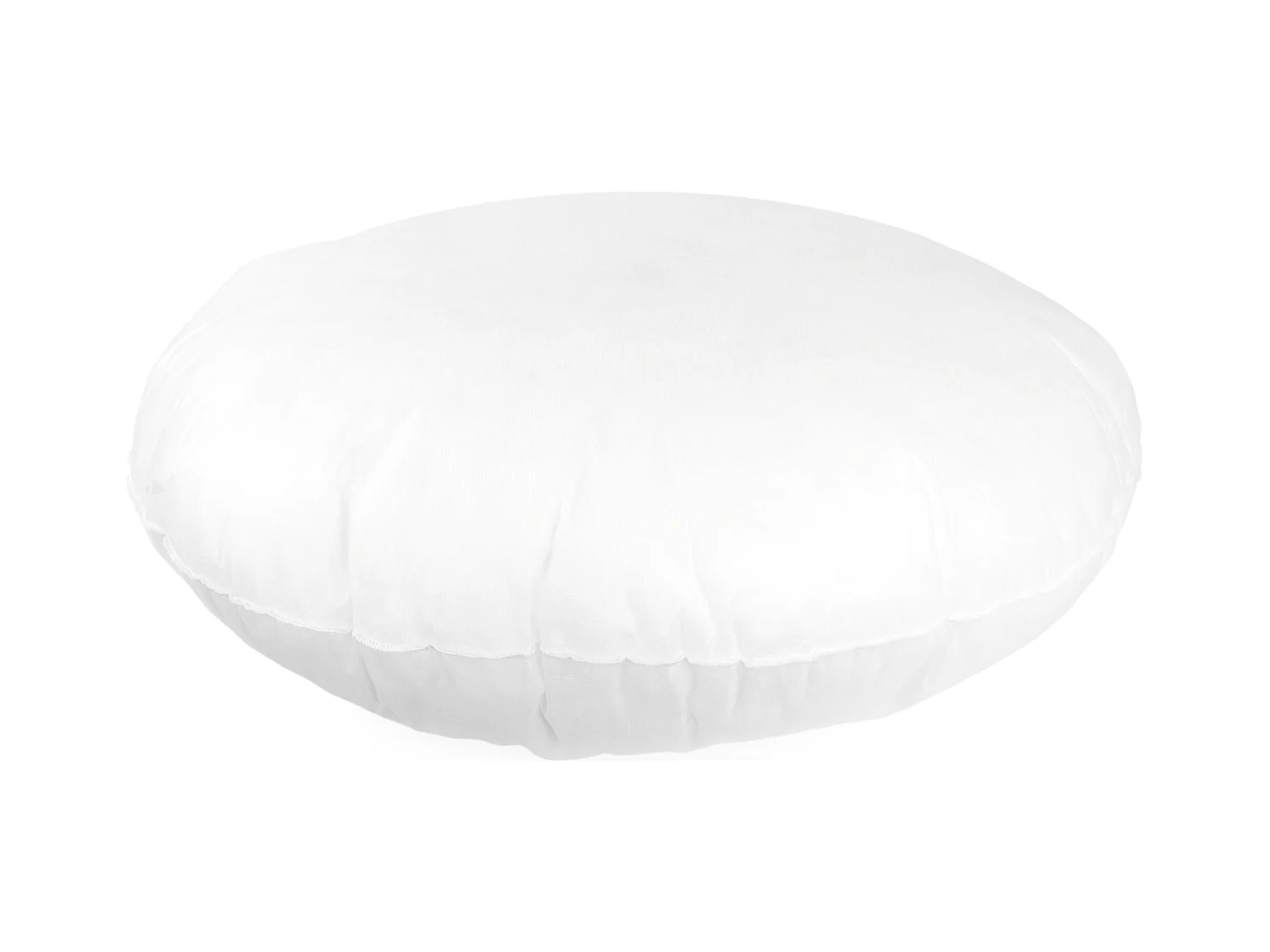 Coussin à recouvrir rond 70 cm C BULLET Blanc garnissage polyester