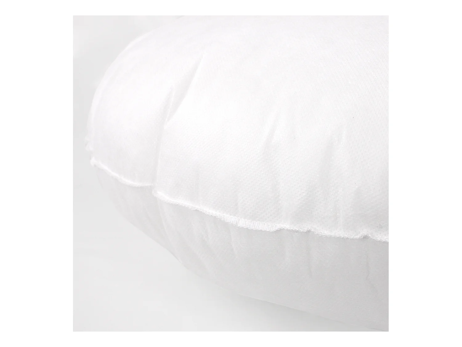 Coussin à recouvrir rond 70 cm C BULLET Blanc garnissage polyester