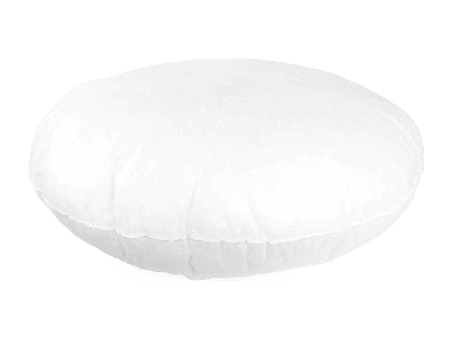 Coussin à recouvrir rond 70 cm C BULLET Blanc garnissage polyester
