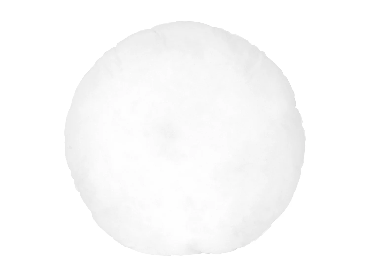 Coussin à recouvrir rond 70 cm C BULLET Blanc garnissage polyester