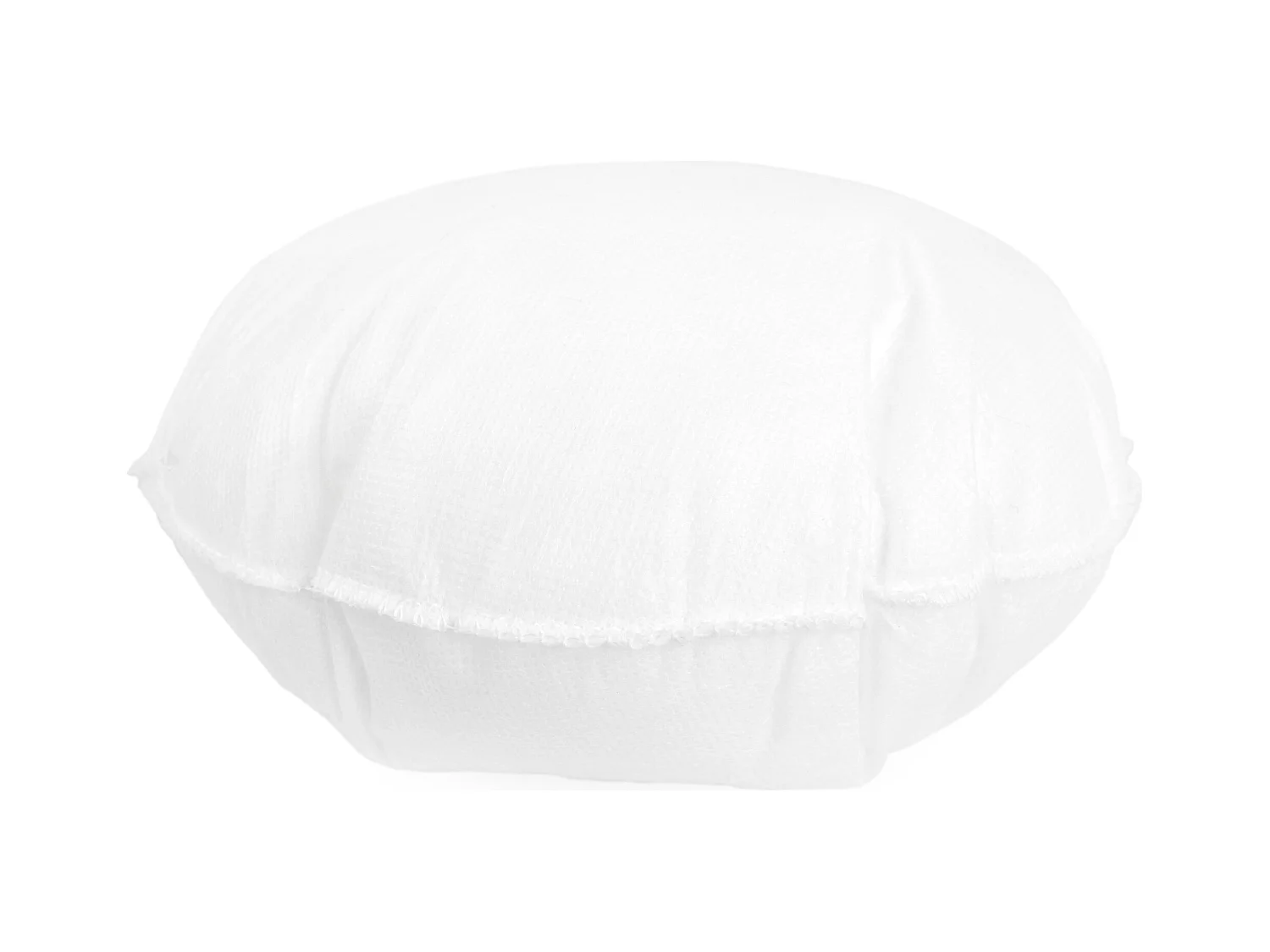 Coussin à recouvrir rond 25 cm C BULLET Blanc garnissage polyester
