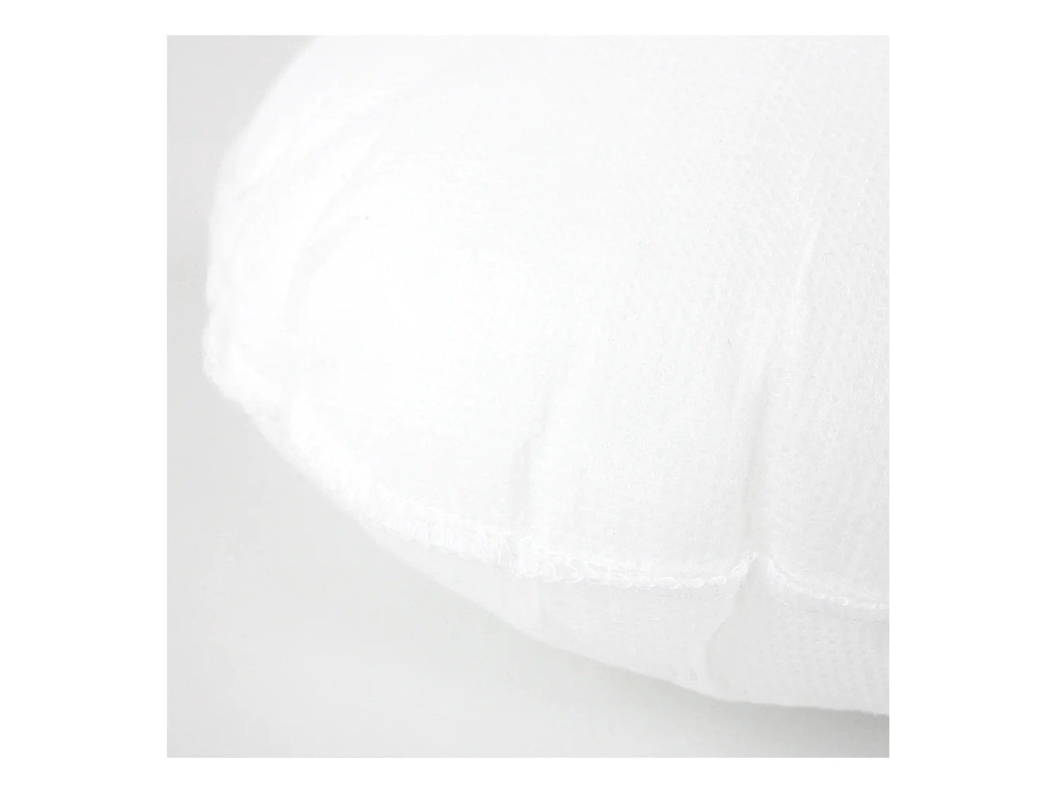 Coussin à recouvrir rond 25 cm C BULLET Blanc garnissage polyester