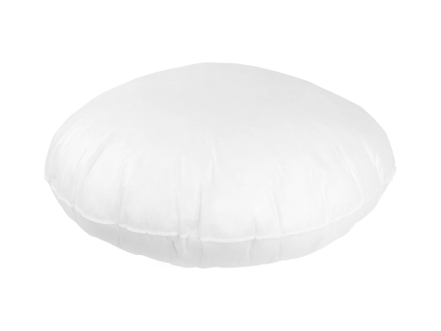 Coussin à recouvrir rond 65 cm C BULLET Blanc garnissage polyester