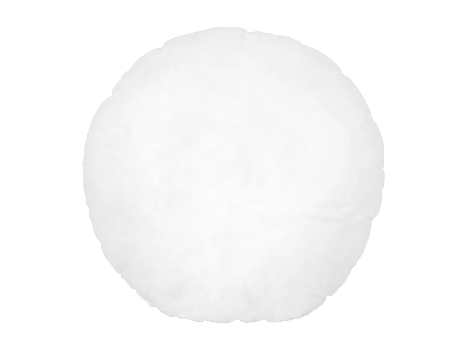 Coussin à recouvrir rond 65 cm C BULLET Blanc garnissage polyester