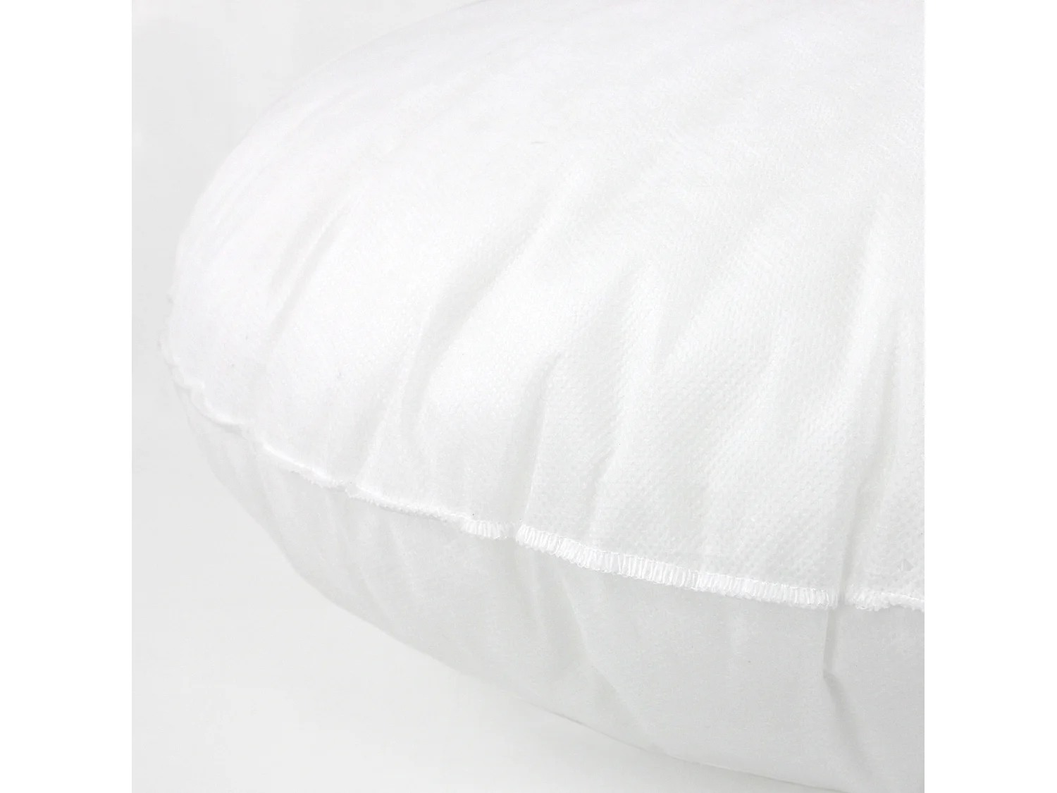 Coussin à recouvrir rond 65 cm C BULLET Blanc garnissage polyester
