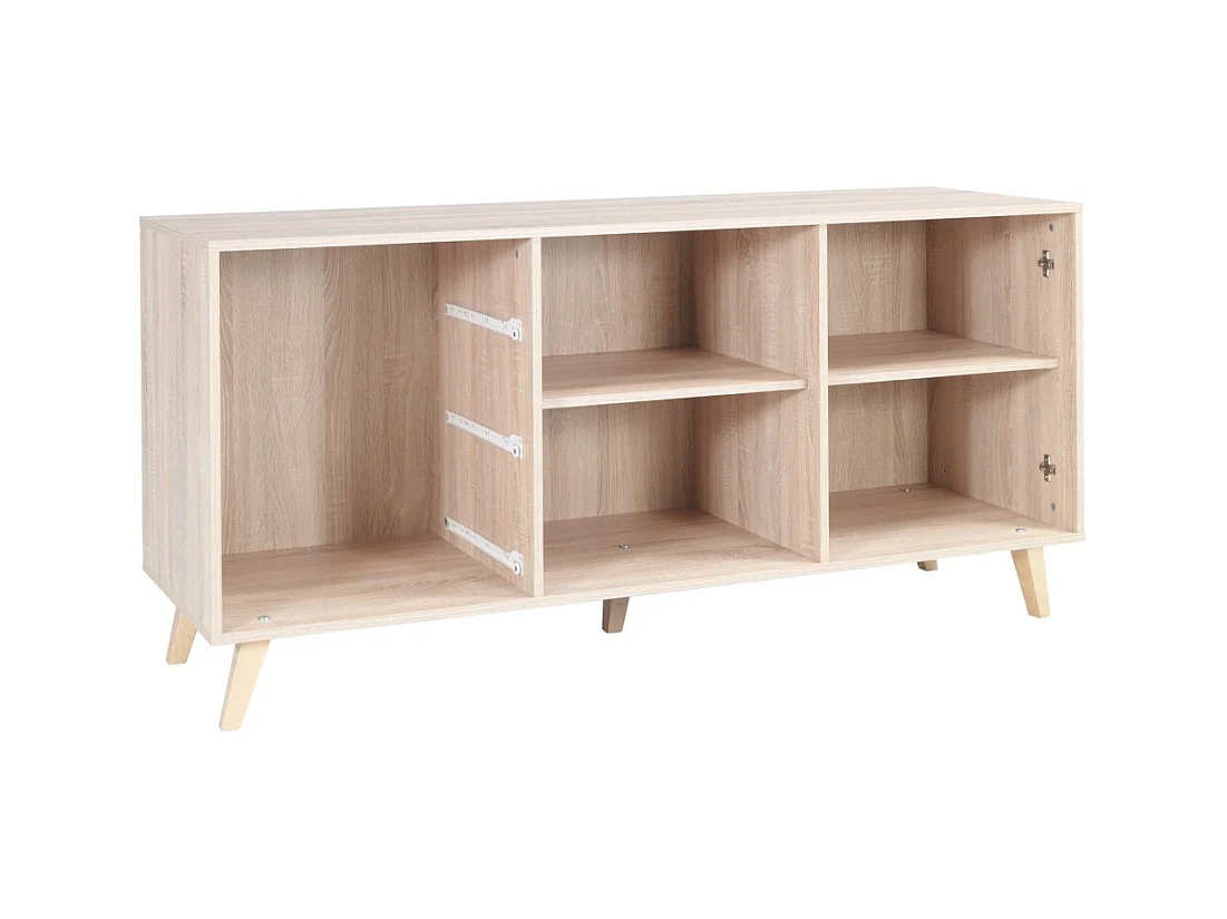 Buffet medio modello MALMO grigio. Mobile design stile SCANDINAVO. Effetto ultra trendy per il tuo soggiorno.