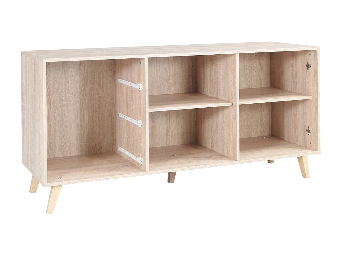 Buffet médio modelo MALMO cinza. Móvel design estilo ESCANDINAVO. Efeito ultra moderno para sua sala de estar.