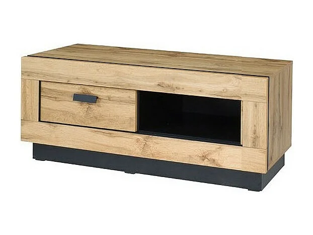 MÓVEL PARA TV - MÓVEL HI-FI MALAGA modelo pequeno. Ideal para sua sala de estar. Estilo moderno e na moda, tipo industrial, madeira e metal.