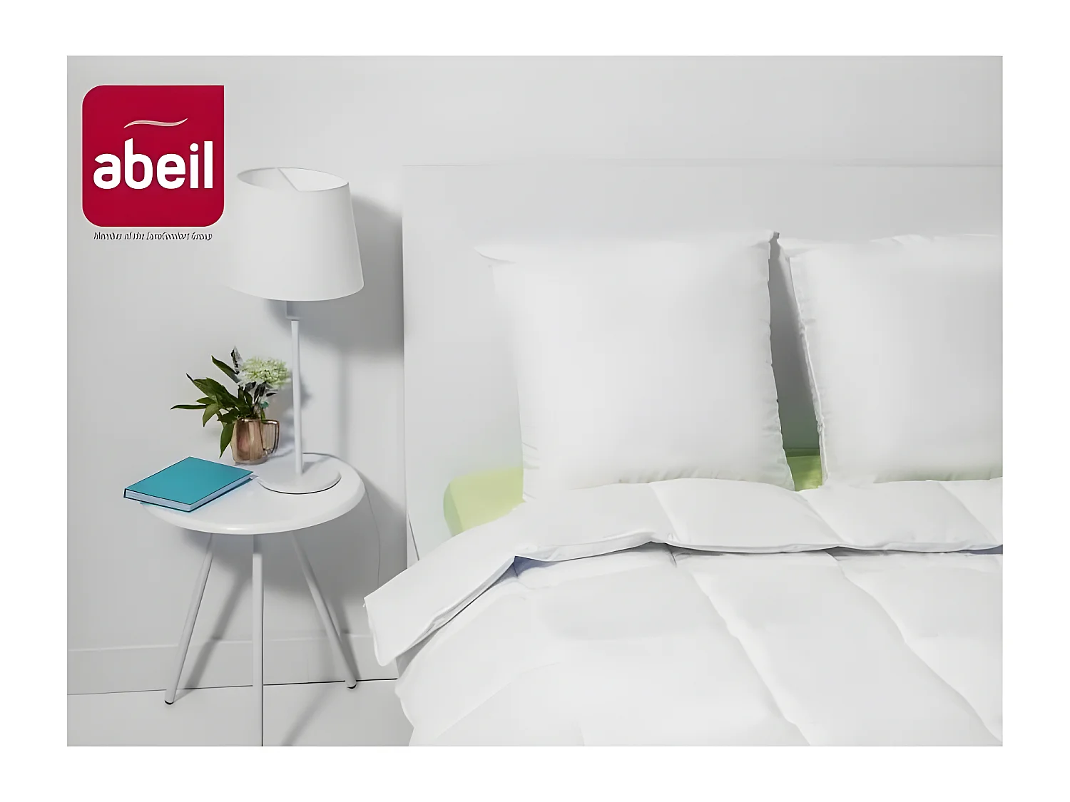 2 BioConfortKissen 60 x 60 cm – Weiß