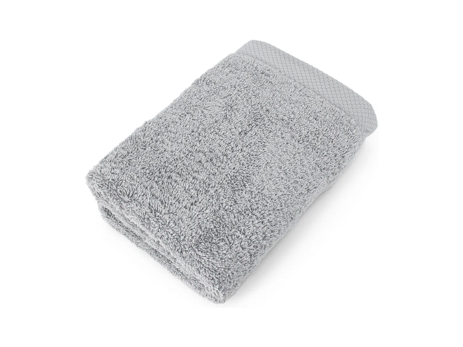 Serviette de toilette 50x100 cm PURE Argent 550 g/m2