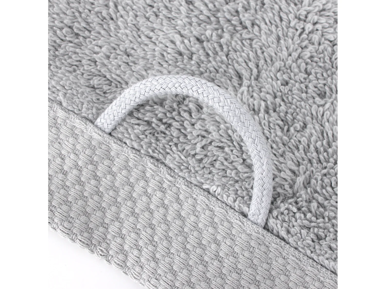 Serviette de toilette 50x100 cm PURE Argent 550 g/m2