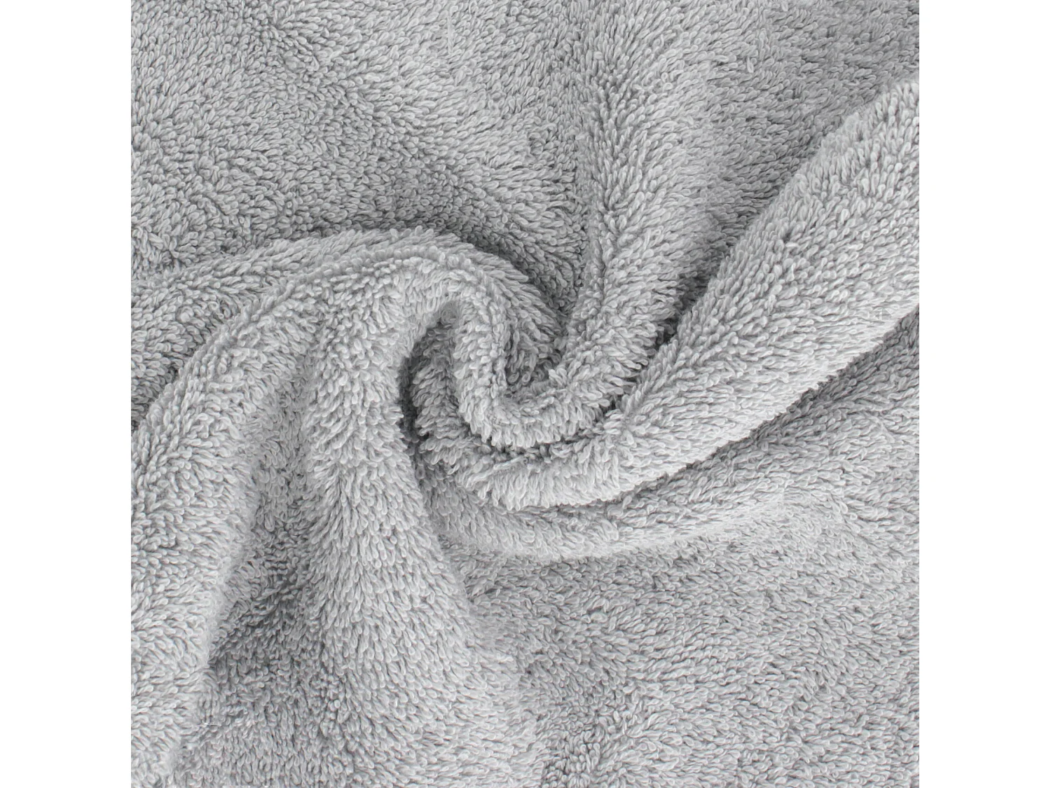 Serviette de toilette 50x100 cm PURE Argent 550 g/m2