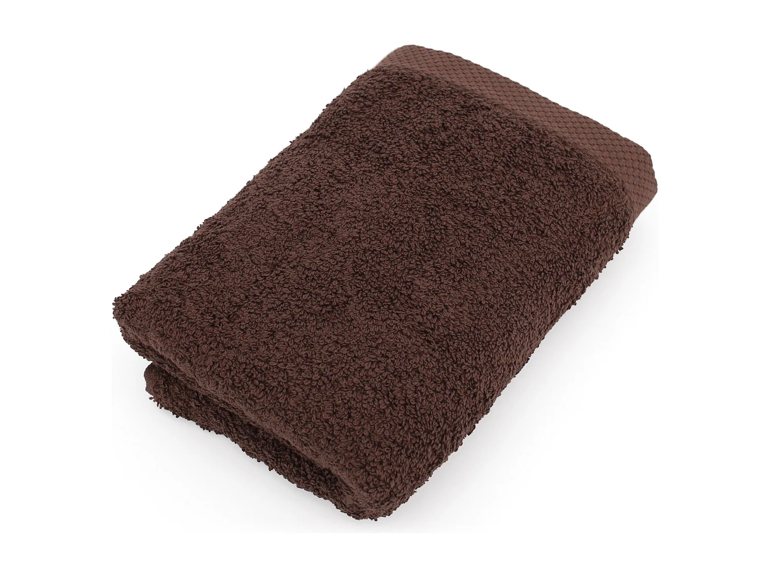 Serviette de toilette 50x100 cm PURE Marron 550 g/m2