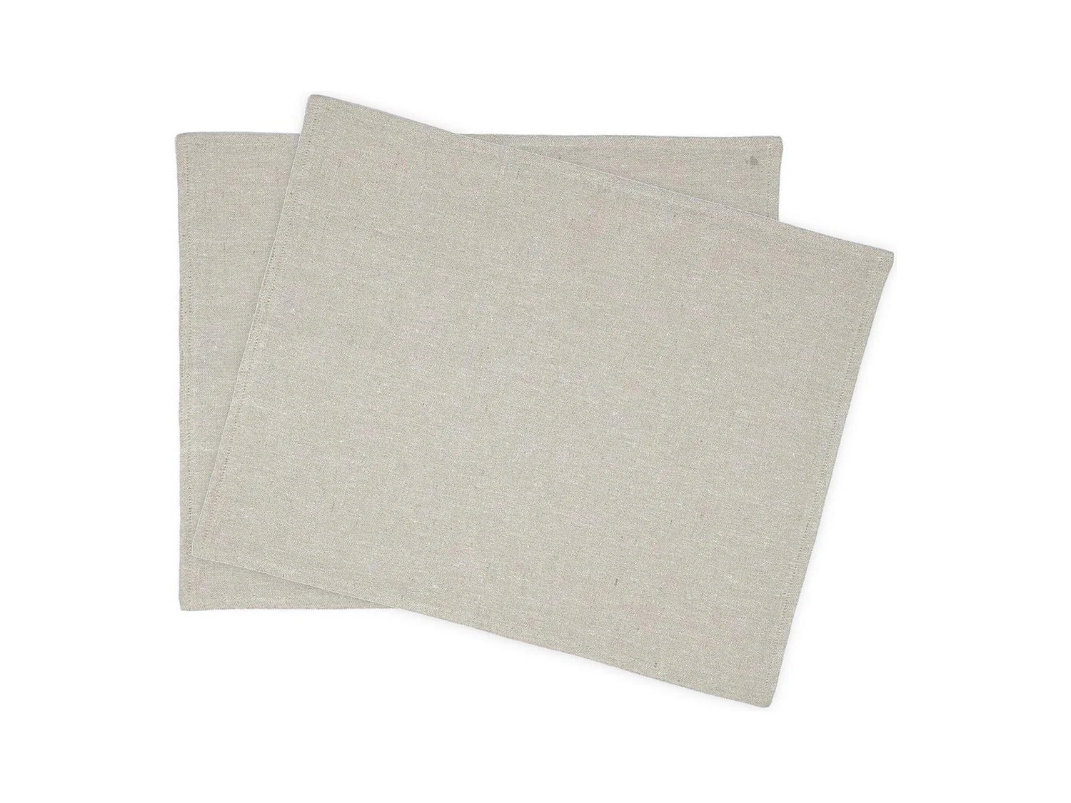Lot de 2 sets de table 35x45 cm UNICO beige