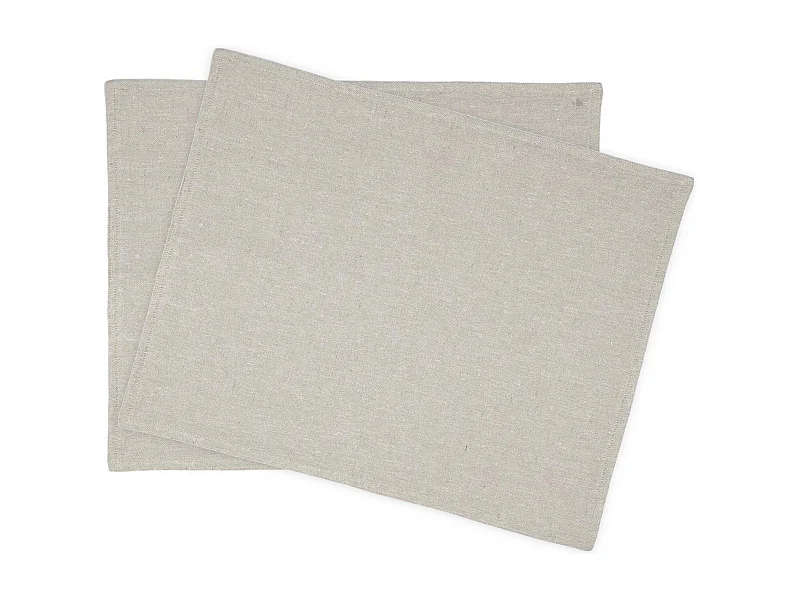 Lot de 2 sets de table 35x45 cm UNICO beige