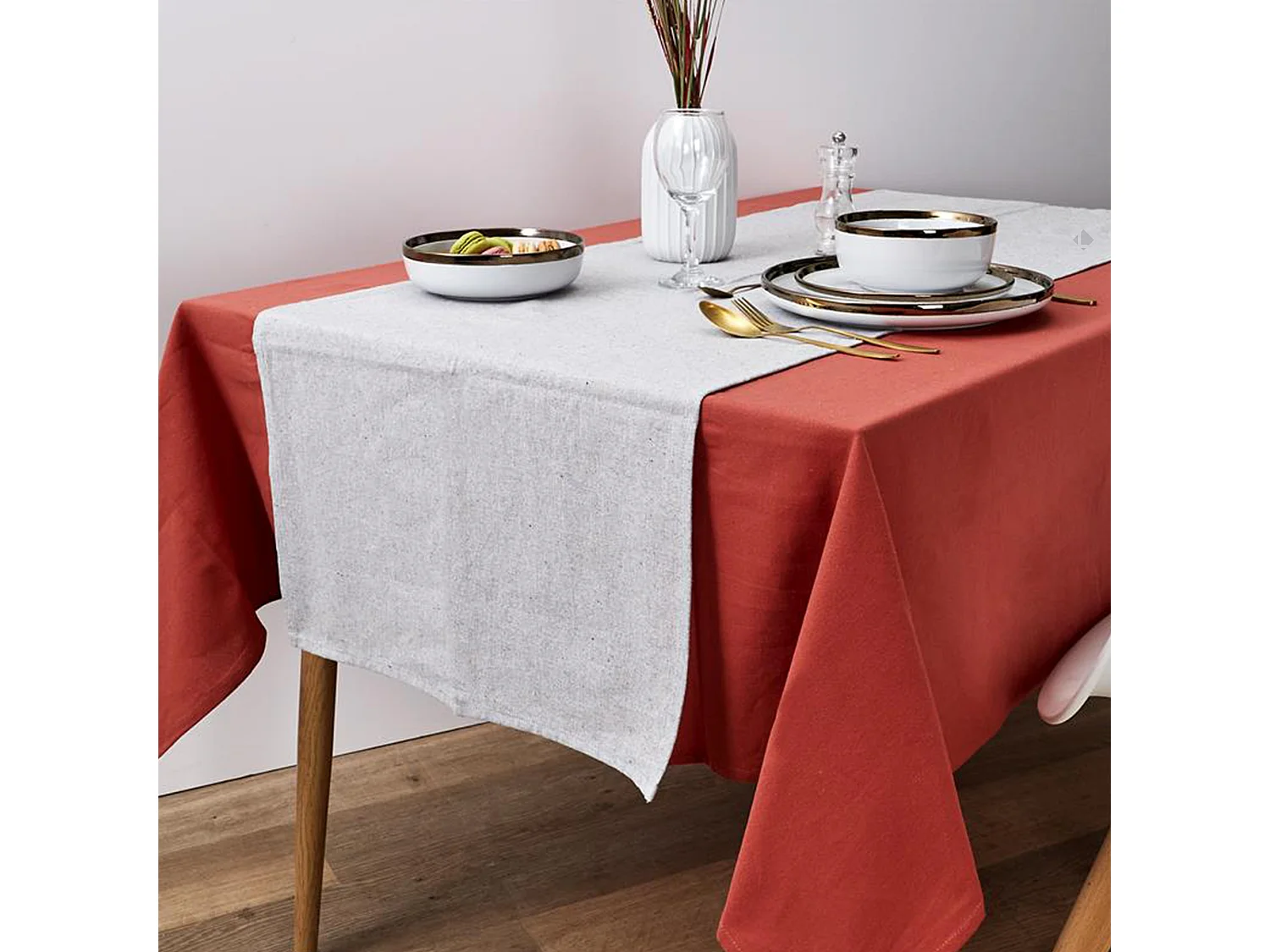 Chemin de table 150x50 cm UNICO gris