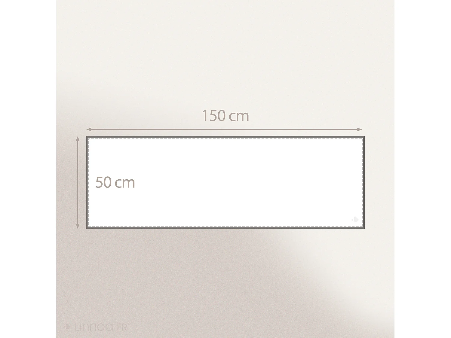 Chemin de table 150x50 cm UNICO beige