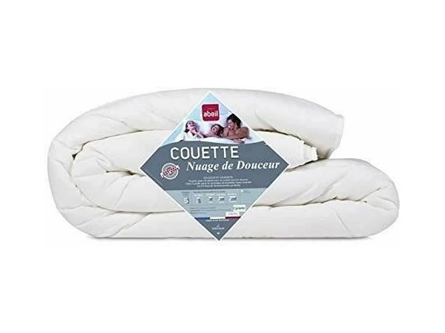 Edredón Abeil Nube de Suavidad Ligera 240x260 cm Blanco