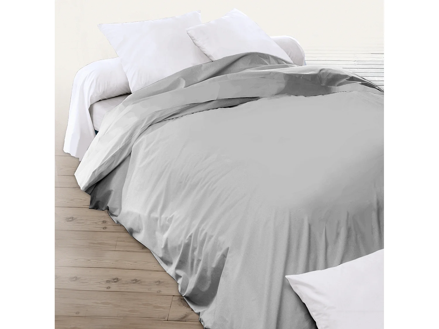 Drap housse uni 70x140 cm coton ALTO Alu