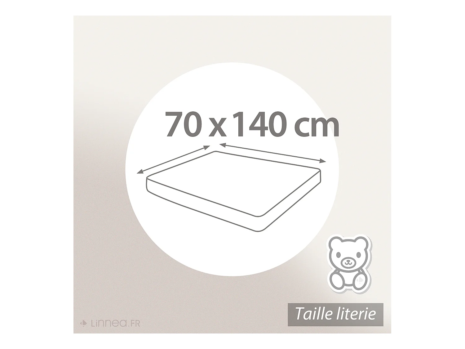 Drap housse uni 70x140 cm coton ALTO vert fleur d'amandier