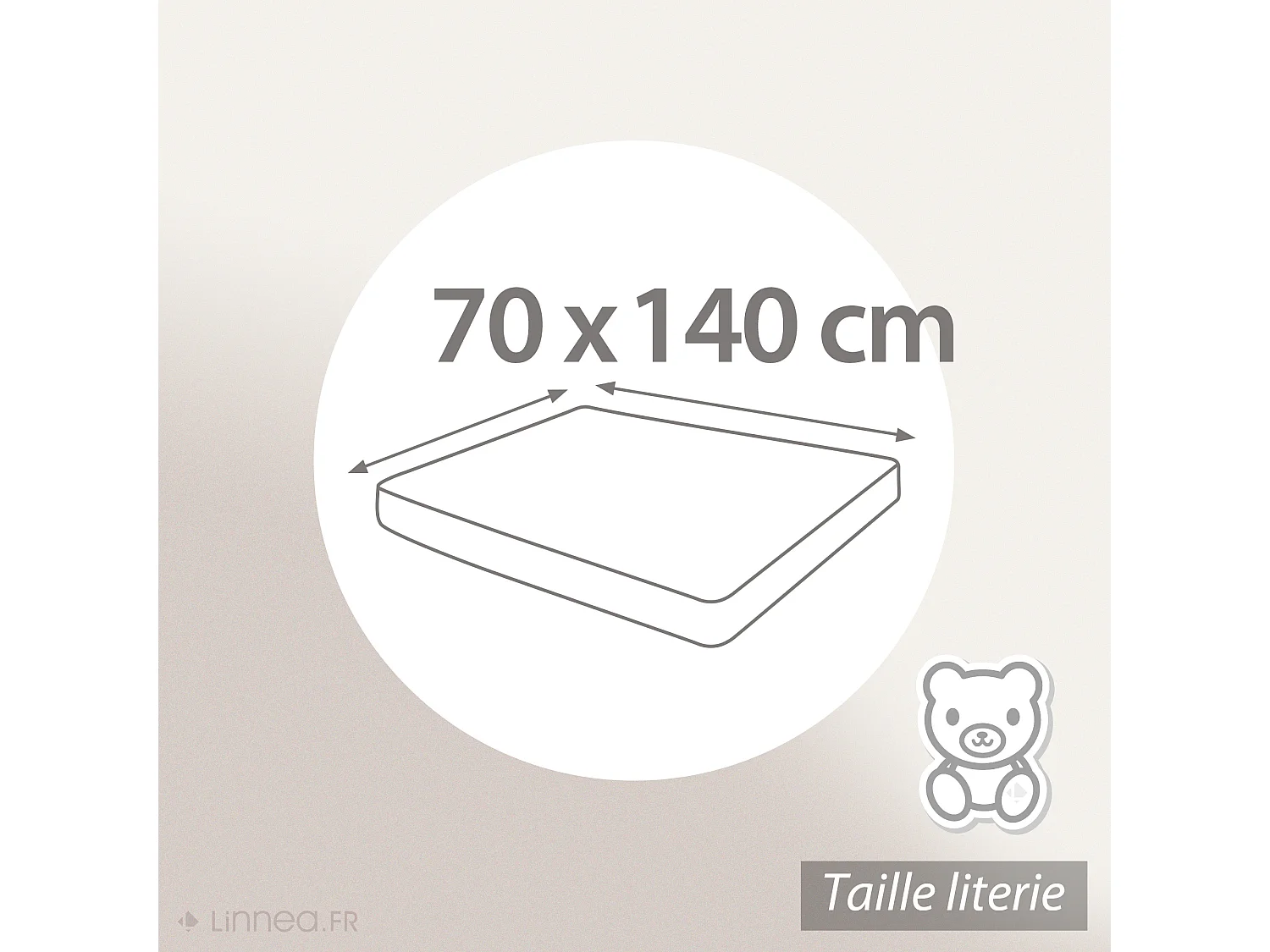 Drap housse uni 70x140 cm coton ALTO vert fleur d'amandier