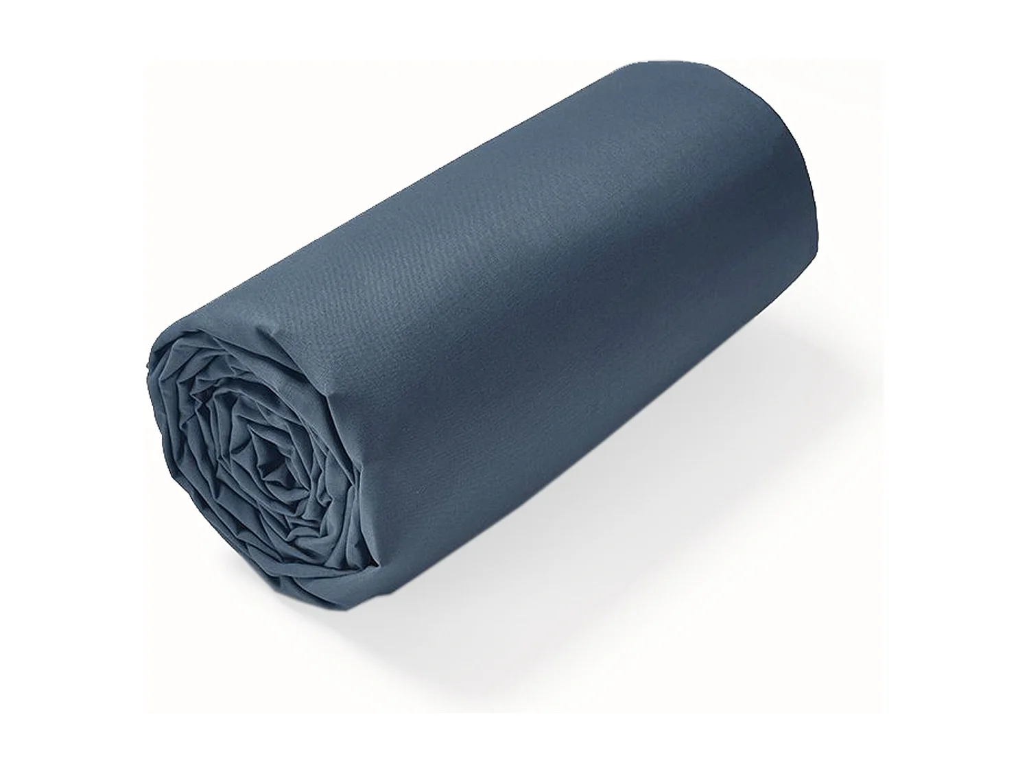 Drap housse uni 70x140 cm coton ALTO bleu Jean