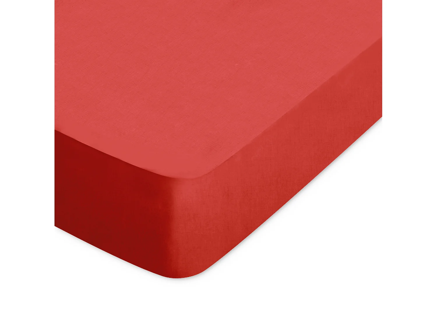 Drap housse uni 70x140 cm coton ALTO orange Baie de Goji