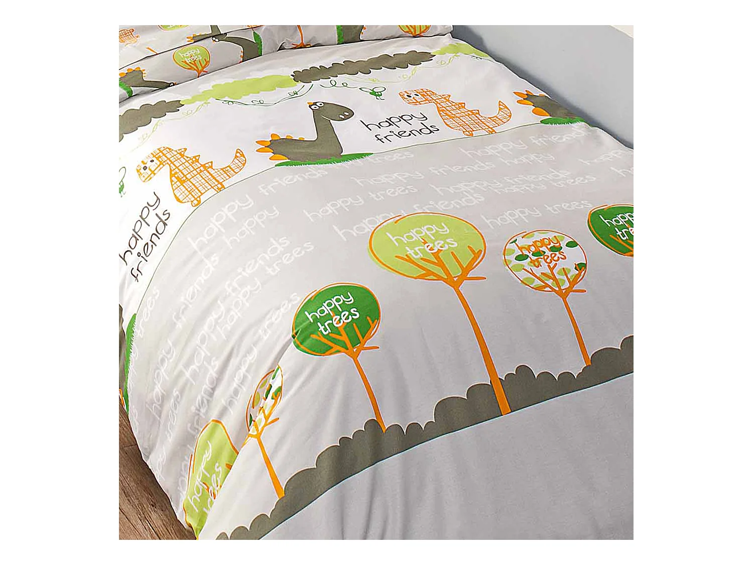 Housse de couette 140x200 cm coton DINO