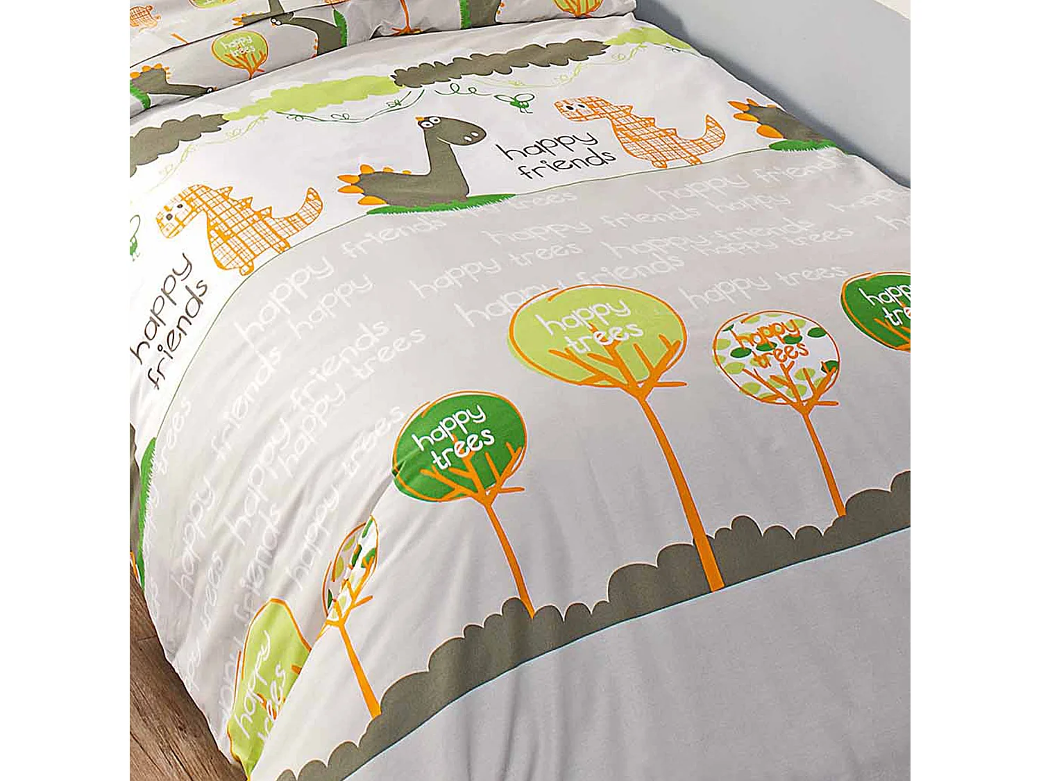 Housse de couette 140x200 cm coton DINO