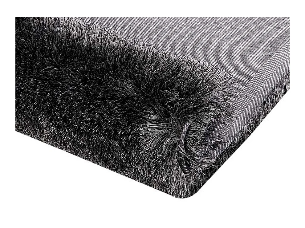 Dywan shaggy SILKY antracytowy - bardzo miękki - 120 * 170 cm