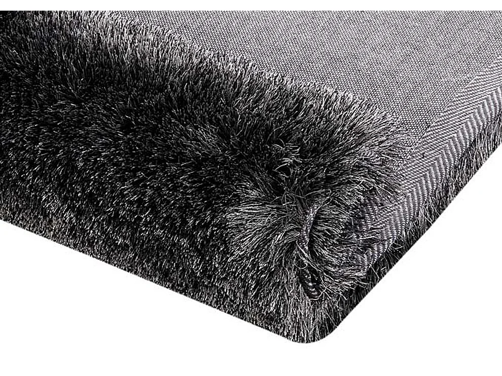 Dywan shaggy SILKY antracytowy - bardzo miękki - 120 * 170 cm