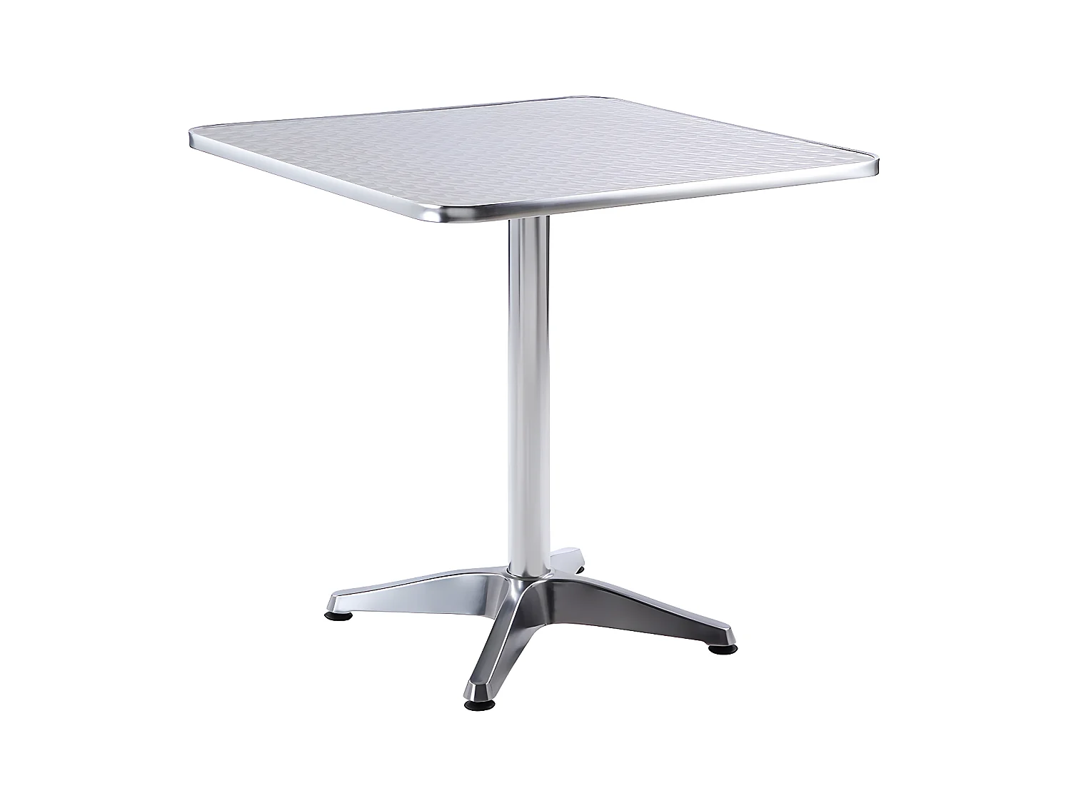 Mesa de jardim quadrada em alumínio - MONTMARTRE