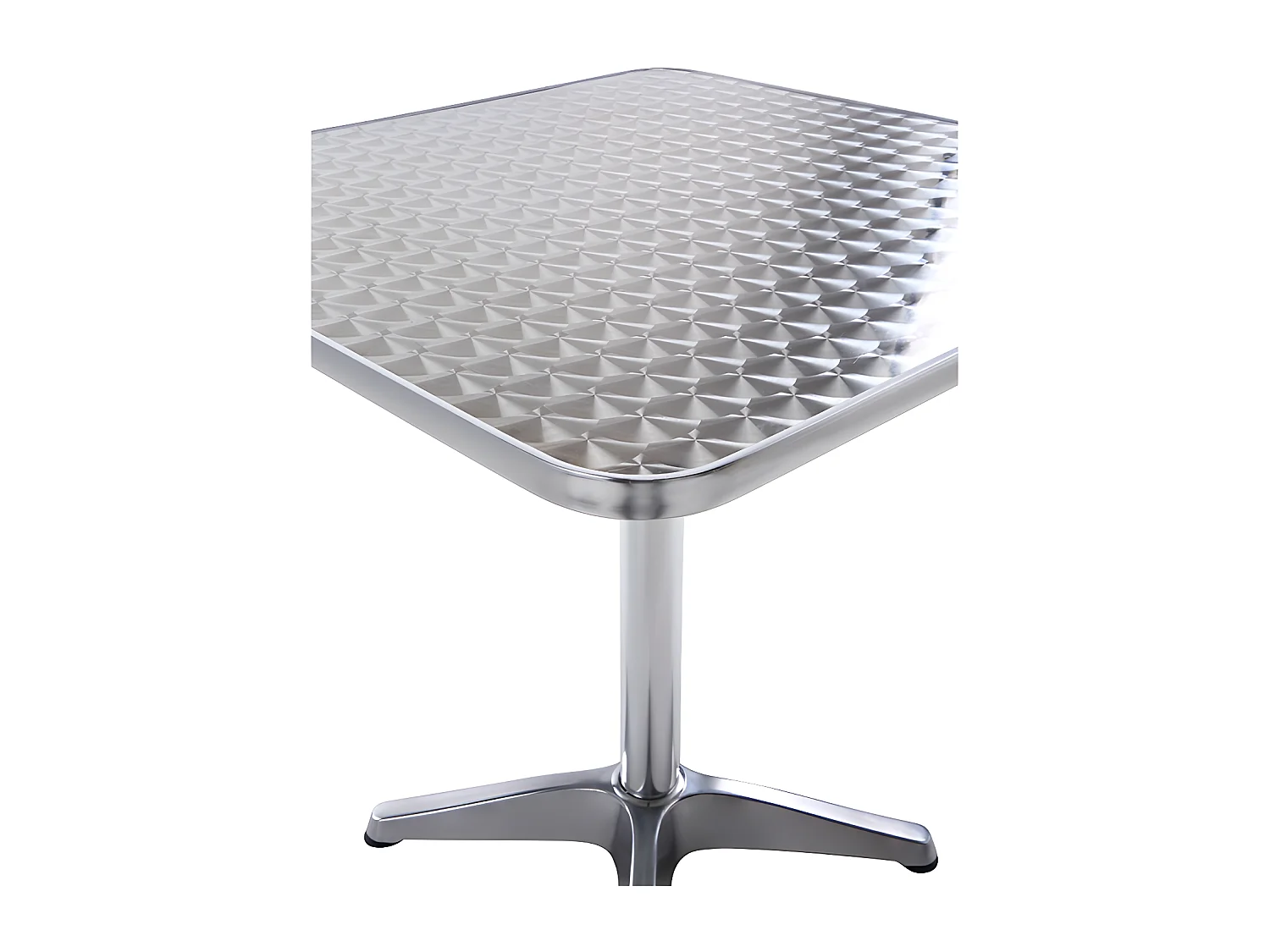 Mesa de jardim quadrada em alumínio - MONTMARTRE