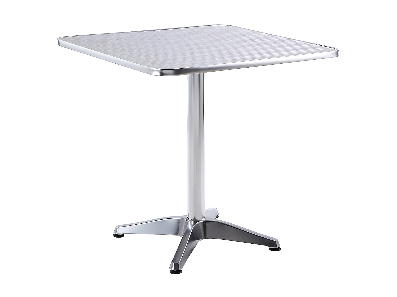 Table de jardin carrée en aluminium L.70 cm - MONTMARTRE de MYLIA