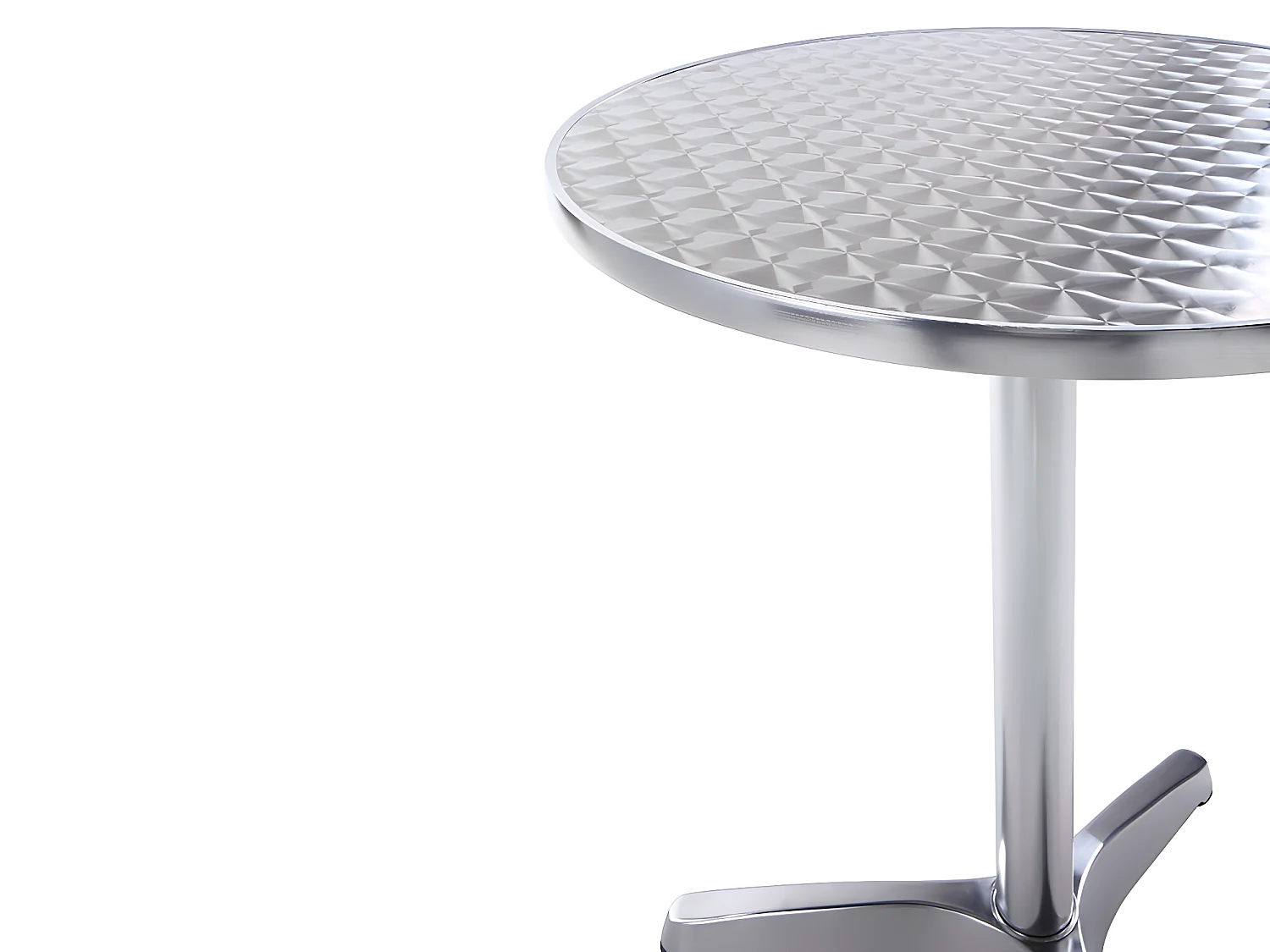 Mesa de jardim redonda em alumínio - MONTMARTRE